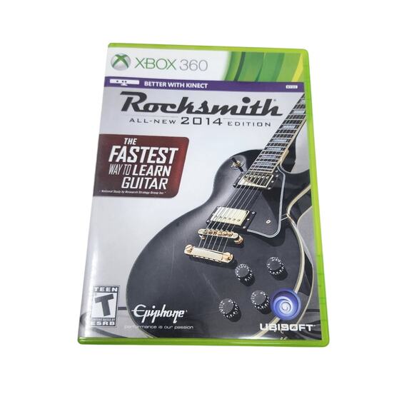 Rocksmith 2014 Edition for Xbox 360 Learn Guitar Video Game Microsoft - Picture 1 of 3